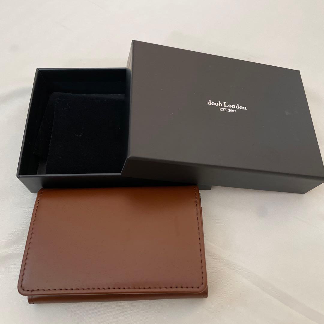 未使用 doob London 名刺入れ カード　ドゥーブロンドン コードバン