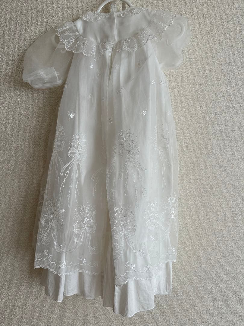 本日発送 familiar ファミリア ベビードレス セレモニードレス 50cm