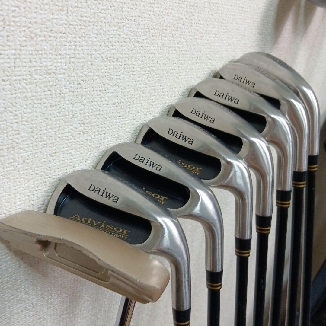 【美品】DAIWA ダイワ Advisor メンズ ゴルフクラブ　初心者セット