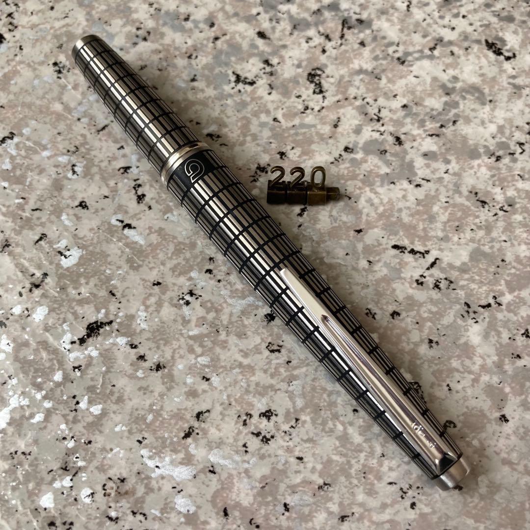 #220 オーバーホール済み 万年筆 パイロット PILOT C 全格子 18k