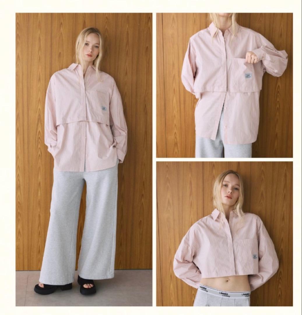 【会場限定】LAVANDA ストライプシャツ　宇野実彩子