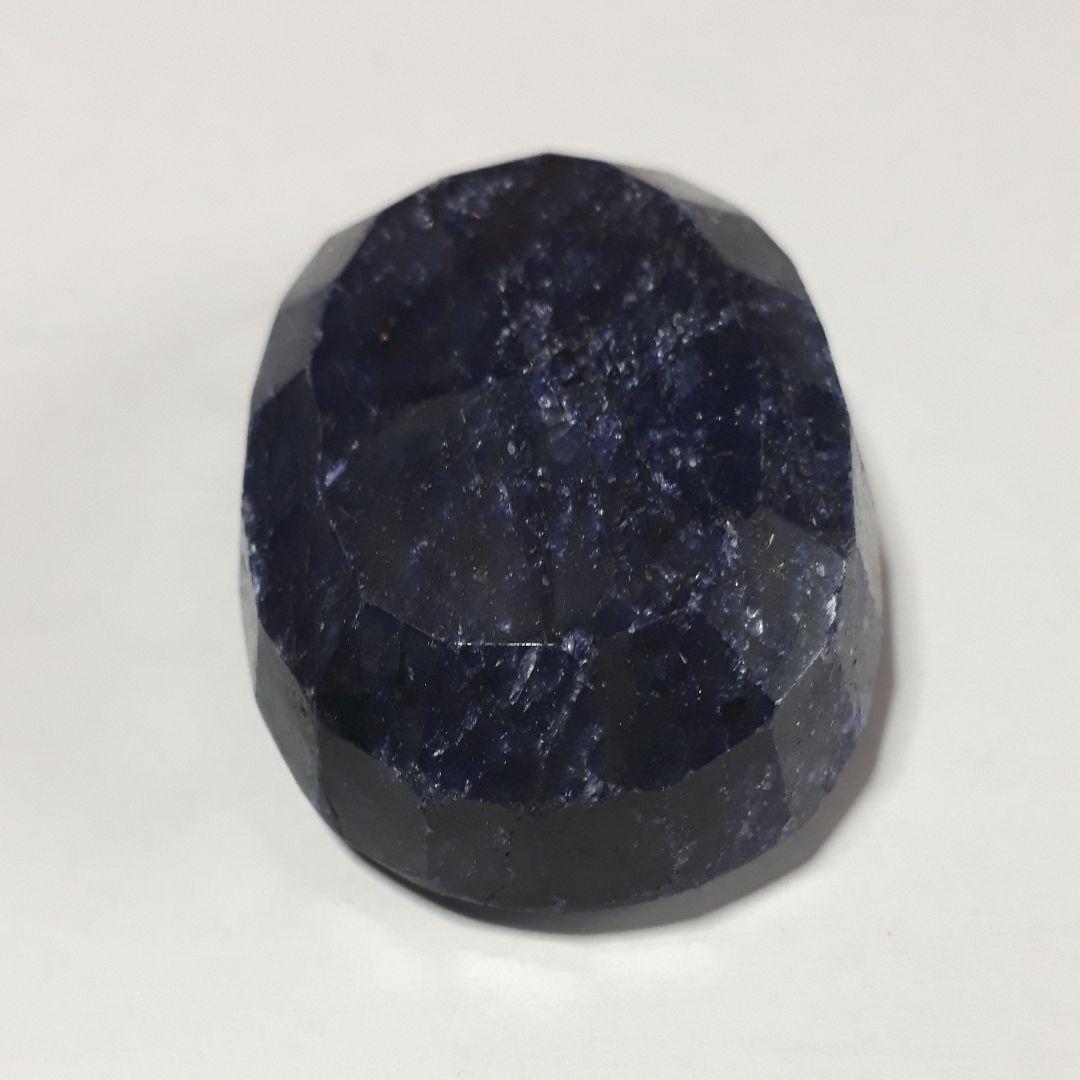 天然サファイア ルース ヒート処理して有ります 海外鑑定書付き