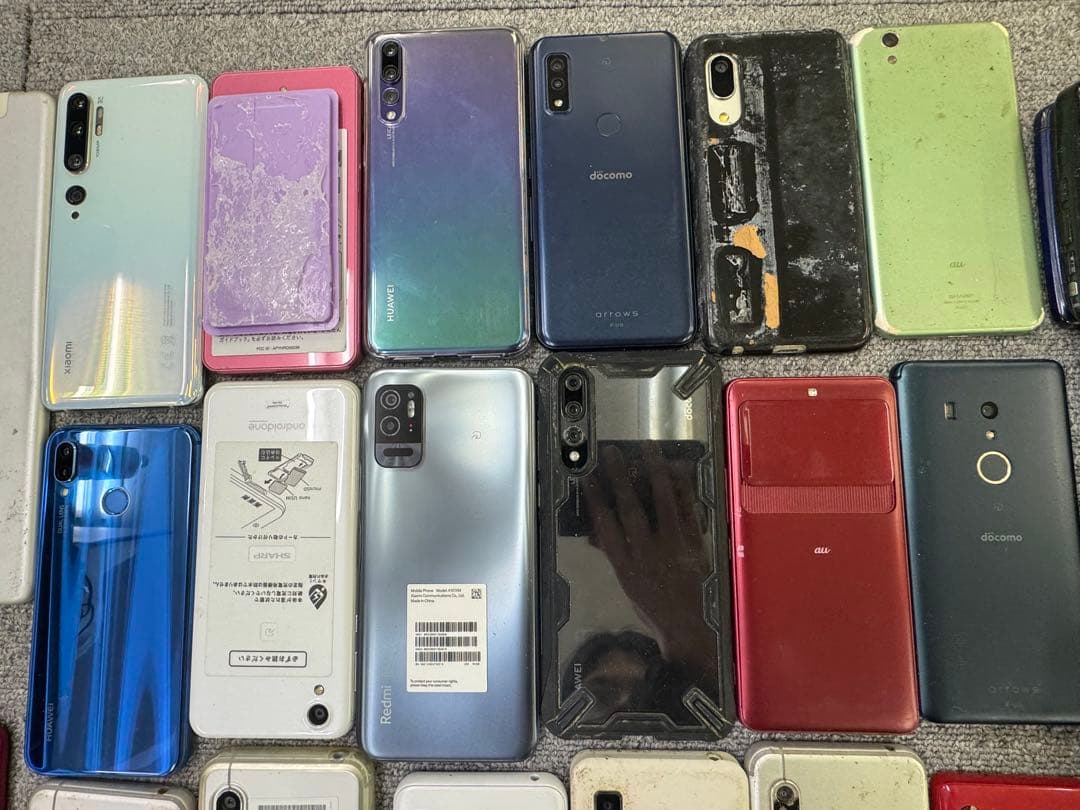 スマホ　ガラケー 携帯電話 本体 66台 ジャンク iPhone ipad