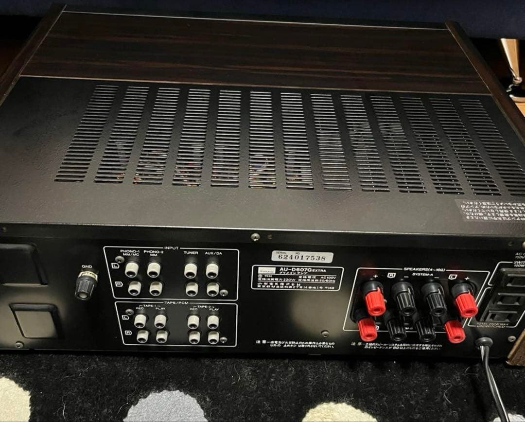 〜週末限定値引き〜　美品！！ AU-D607 プリメインアンプ ブラック