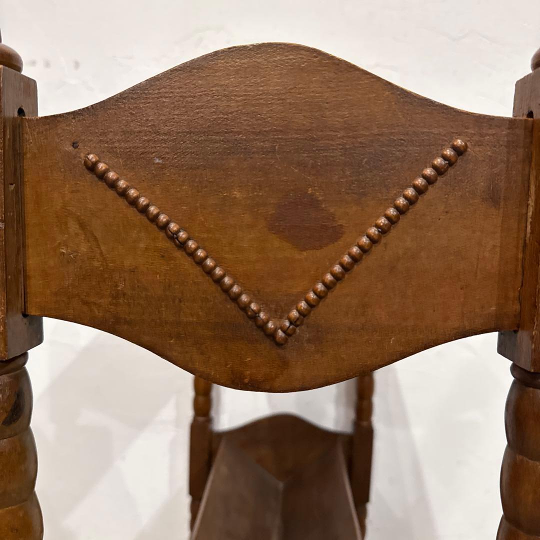 年末年始saleヴィンテージ　ブックスタンド　マガジンラック　飾り棚　2段