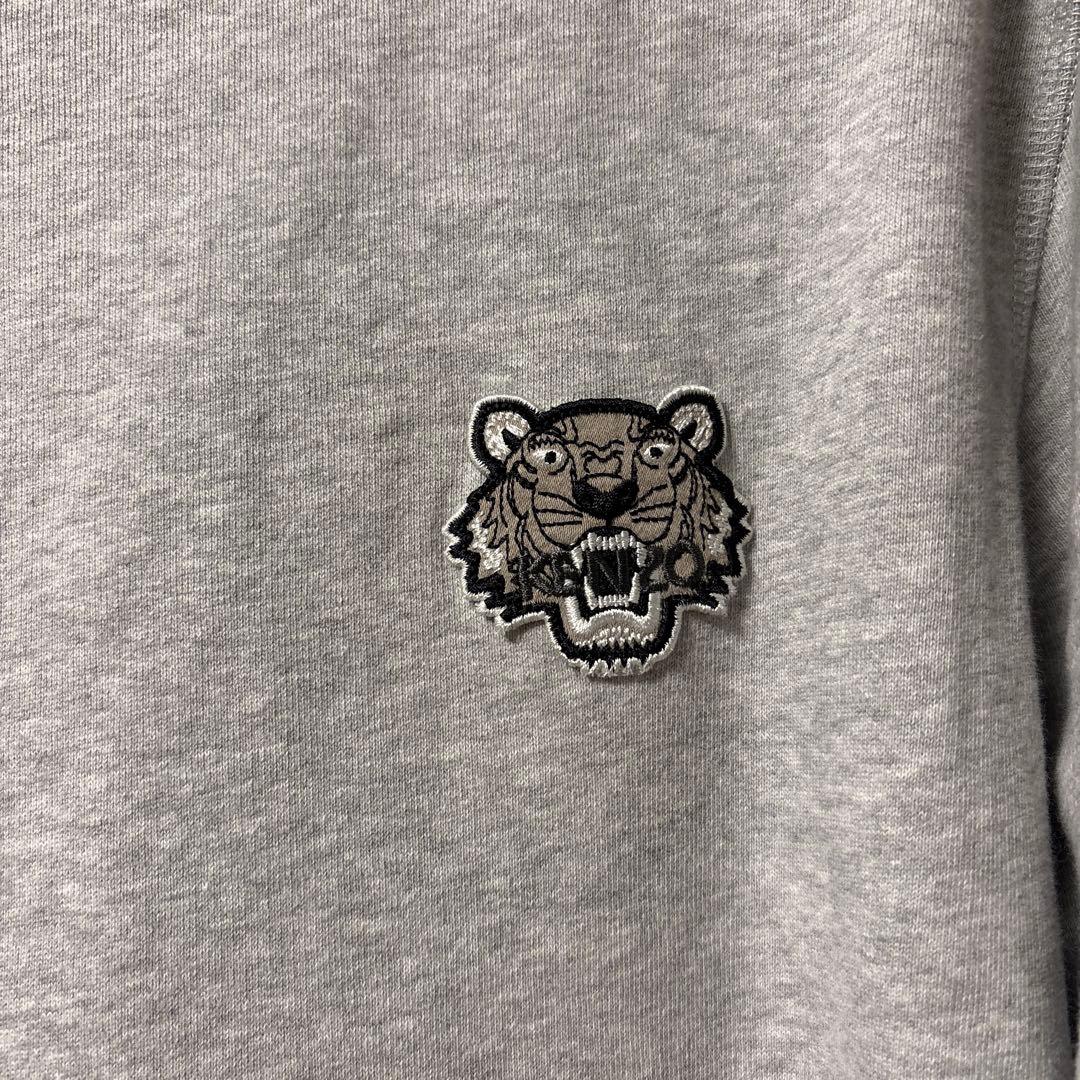KENZO トラ刺繍 グレー スウェット S