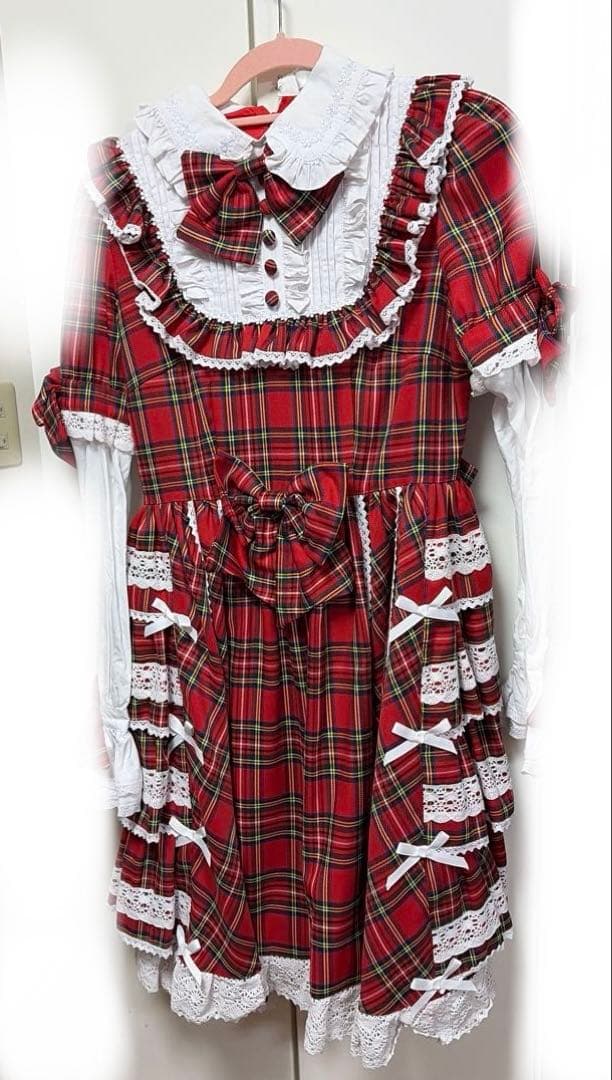 アンドロミオ　タータンチェック　ワンピース