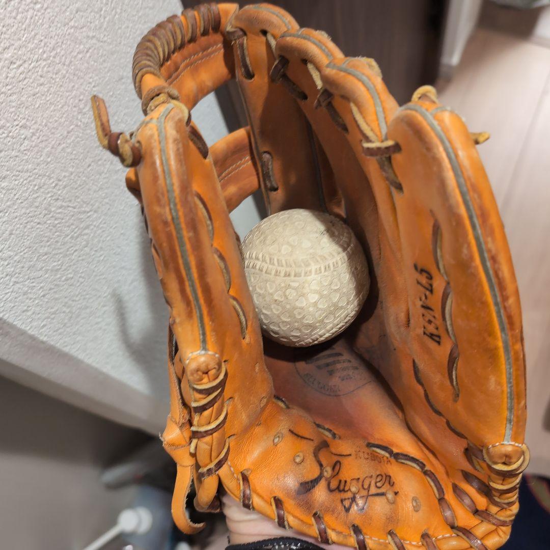 週末限定値下げ久保田スラッガー　磯貝流型付けグローブ　KSN-L5 軟式グラブ