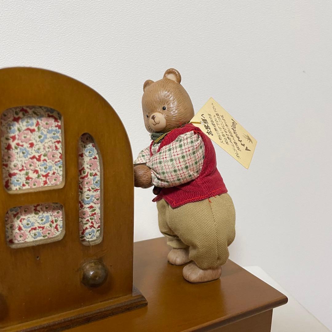 【新品】Musical Family オルゴール クマ付き