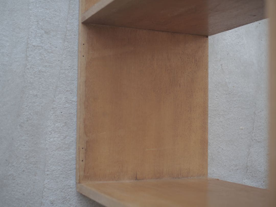 マス目棚　棚　収納　ラック　本棚　古家具　古道具　アンティーク　昭和レトロ