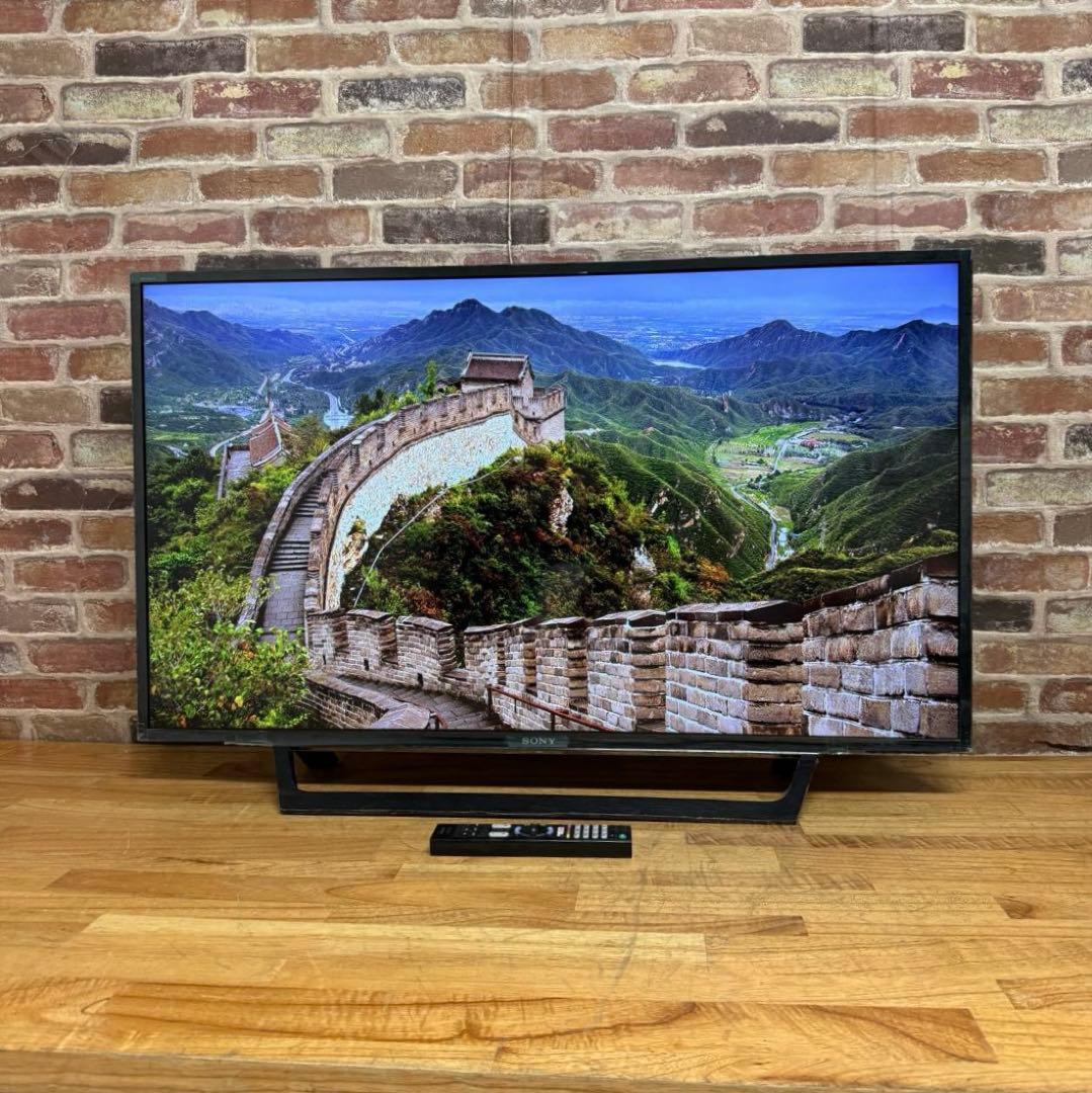 SONY 43V型 液晶テレビ BRAVIA KJ-43W730E 動画アプリ○