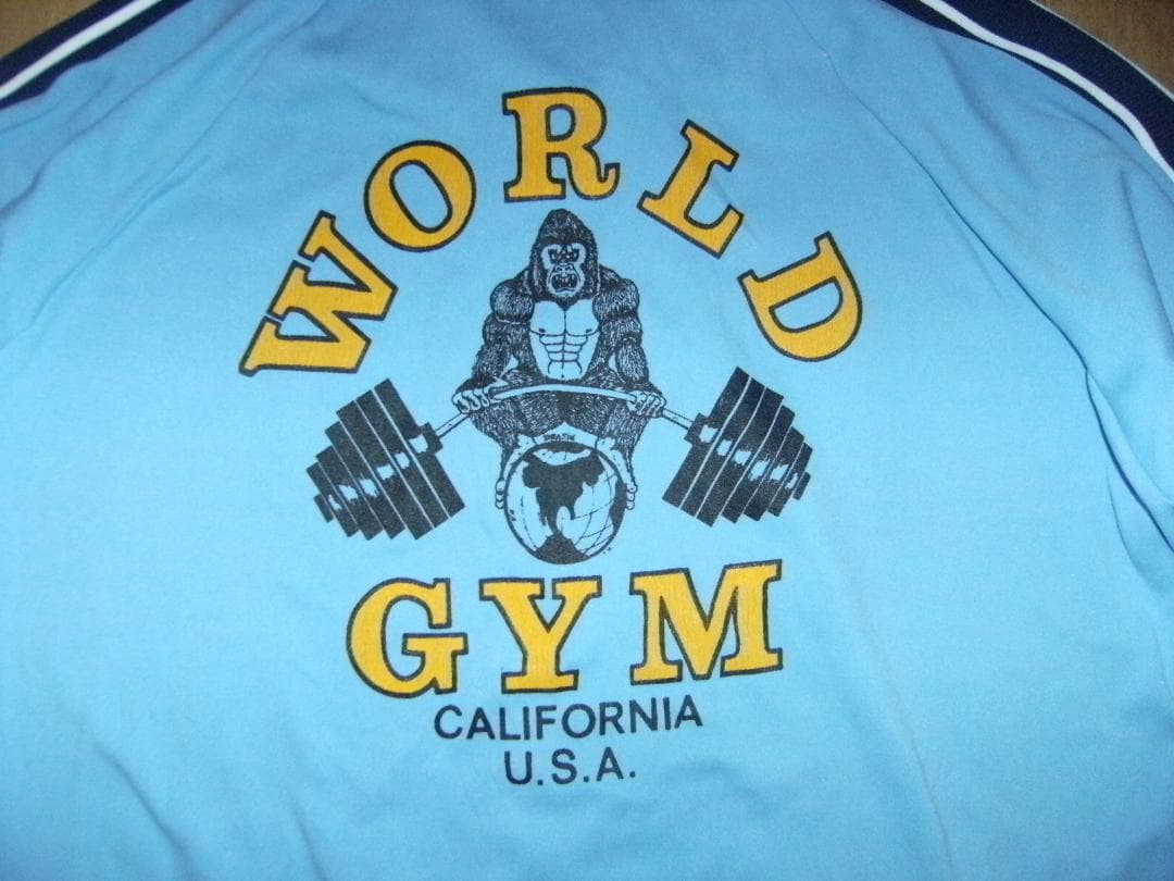 80年代★ゴールドジム,ボディビル,プロレス,ワールドジム ジャージ 筋トレ