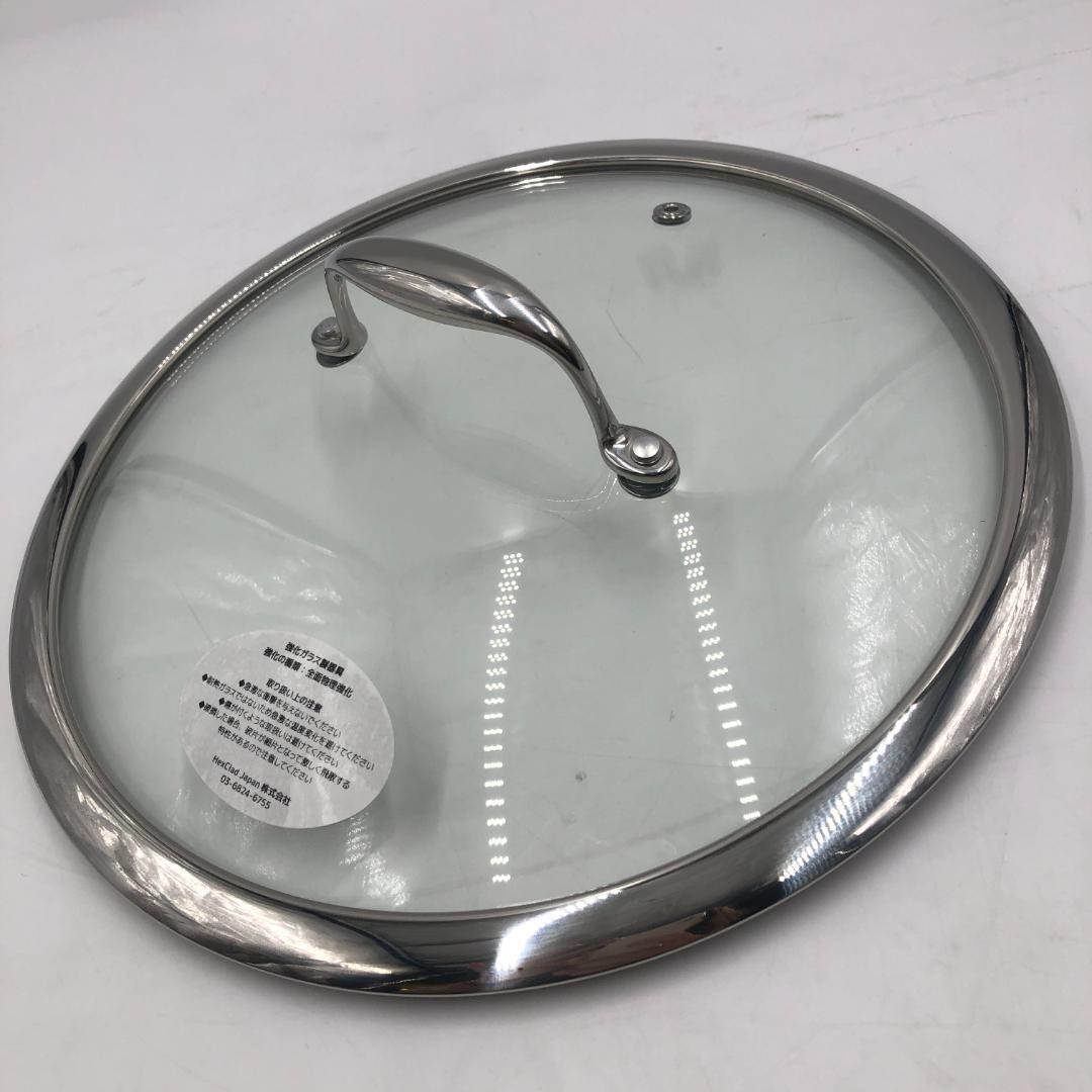 HexClad ハイブリッド フライパン 26cm 蓋付き/Y32582-P1