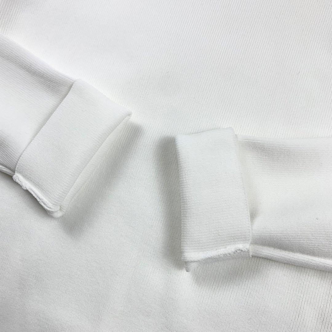 【にゃん様】エイミーゴルフ　ハイネック リブニット　ホワイト　ロゴラメ入り　F