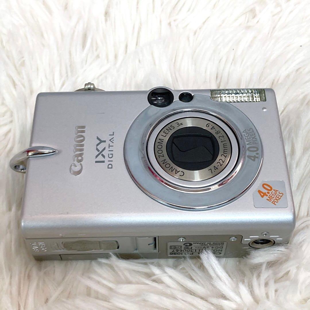 【動作品】 Canon IXY DIGITAL 450 デジカメ シルバー