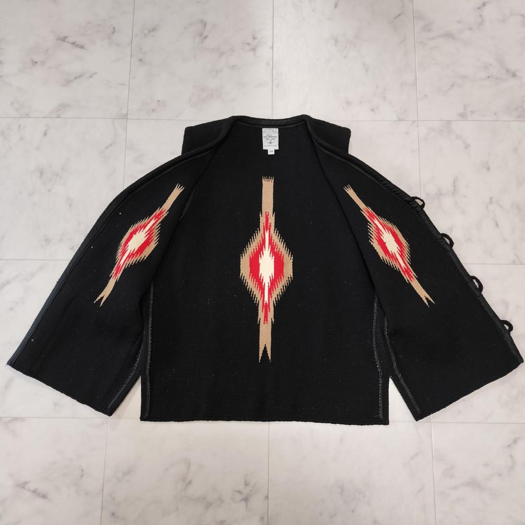 希少 オルテガ 人気カラーブラック 36 スクエアフロントチマヨベスト ポケット