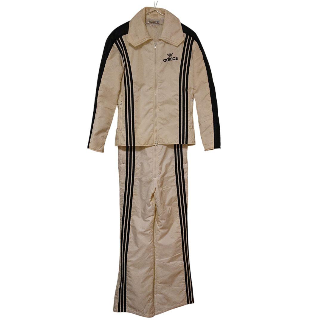 激レア 80s adidas DESCENTE製 3ストライプ セットアップ