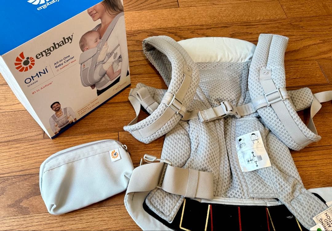 箱付き美品 エルゴベビー 抱っこ紐（オムニブリーズ）