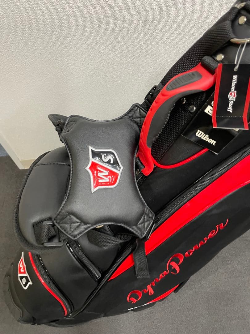 Wilson DynaPower ゴルフバッグ 黒/赤