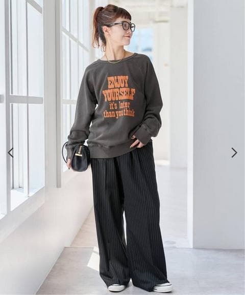 c*)様 Spick and Span ミクスタ クルーネックスウェット ラグラ