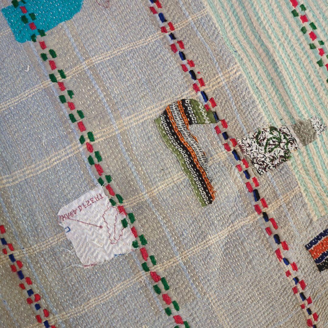 ビンテージカンタキルト ラリーキルト エスニックインテリア ソファカバー778