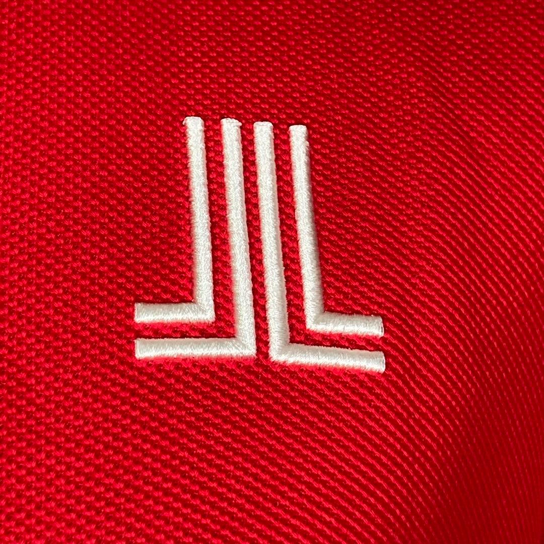 美品　LANVIN SPORT　（38）　ゴルフウェア　ポロワンピース　赤