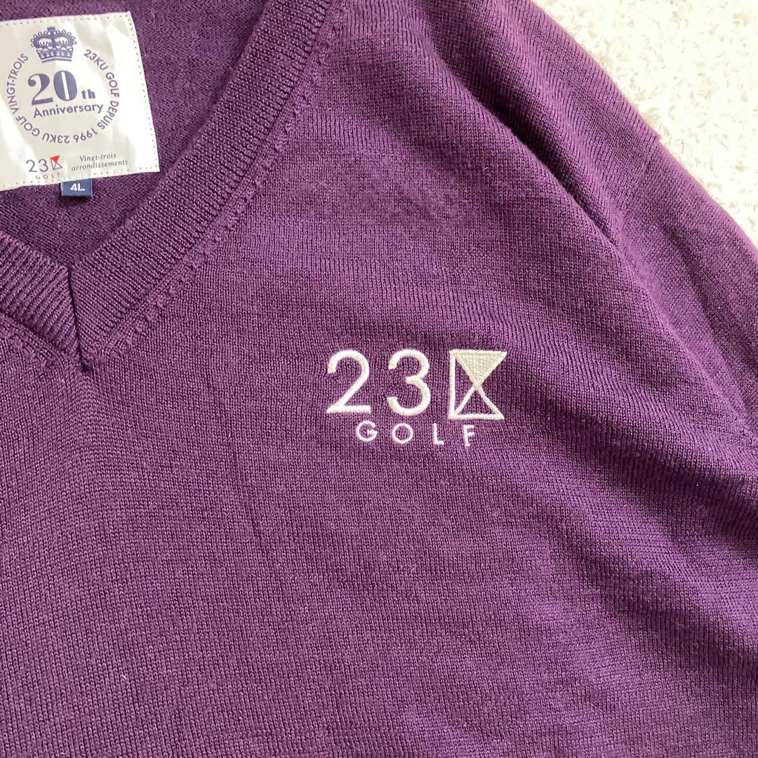 23区GOLF 20th anniversary ウール ニット 2枚セット
