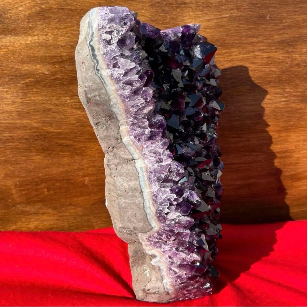 ☆究極クオリティ 超絶神々しい輝き☆最高級 ウルグアイ産 アメジストクラスター