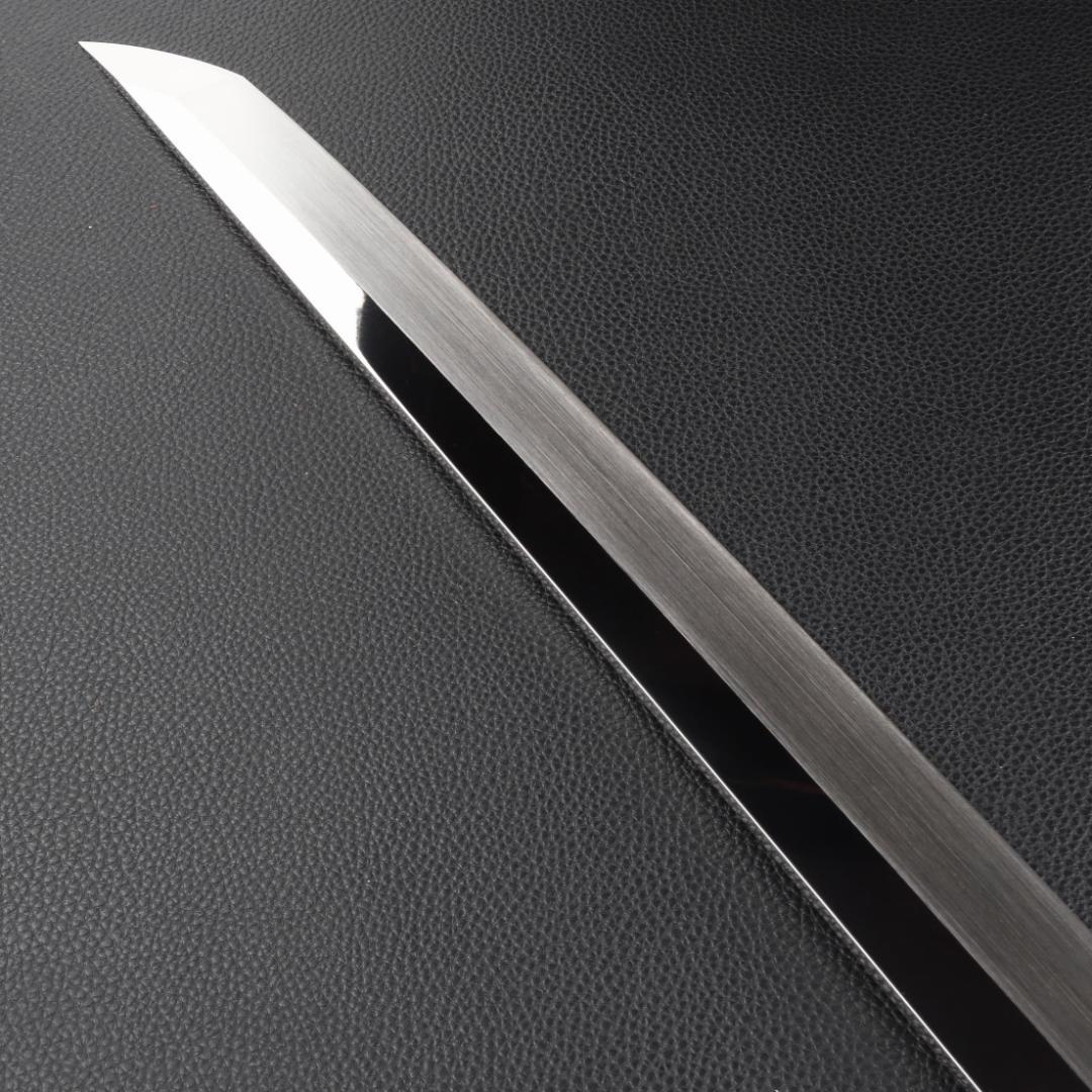 11095先丸柳刃包丁 尺三刺身包丁鏡面仕上げ 刃は究極の切れ味黒檀黒水牛八角柄