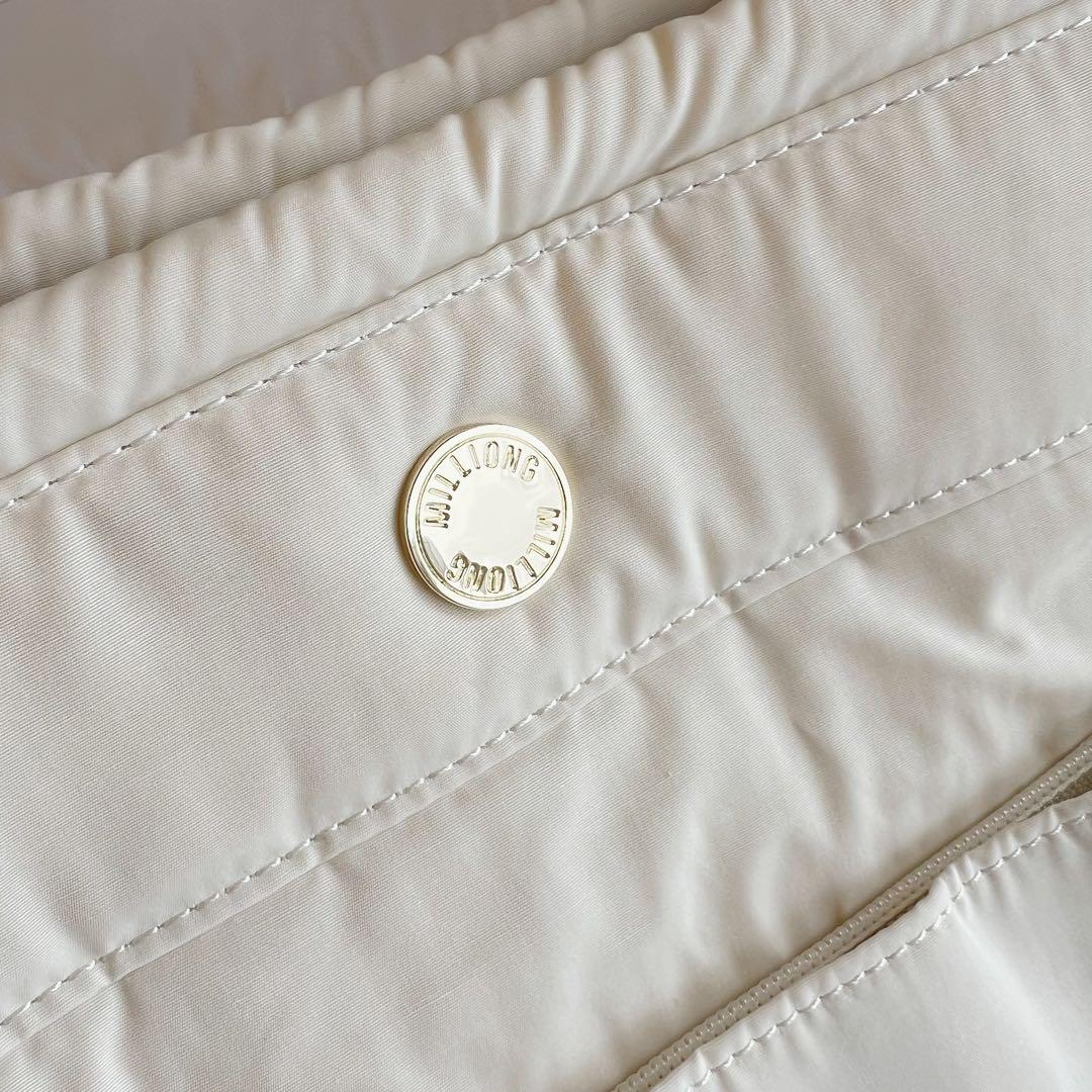 【美品】MILLIONG コットンキャンディバッグ バニラクリーム M