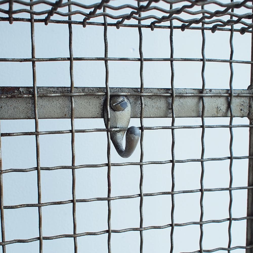 1950-60's ビンテージ ワイヤー メッシュロッカー 2ドア