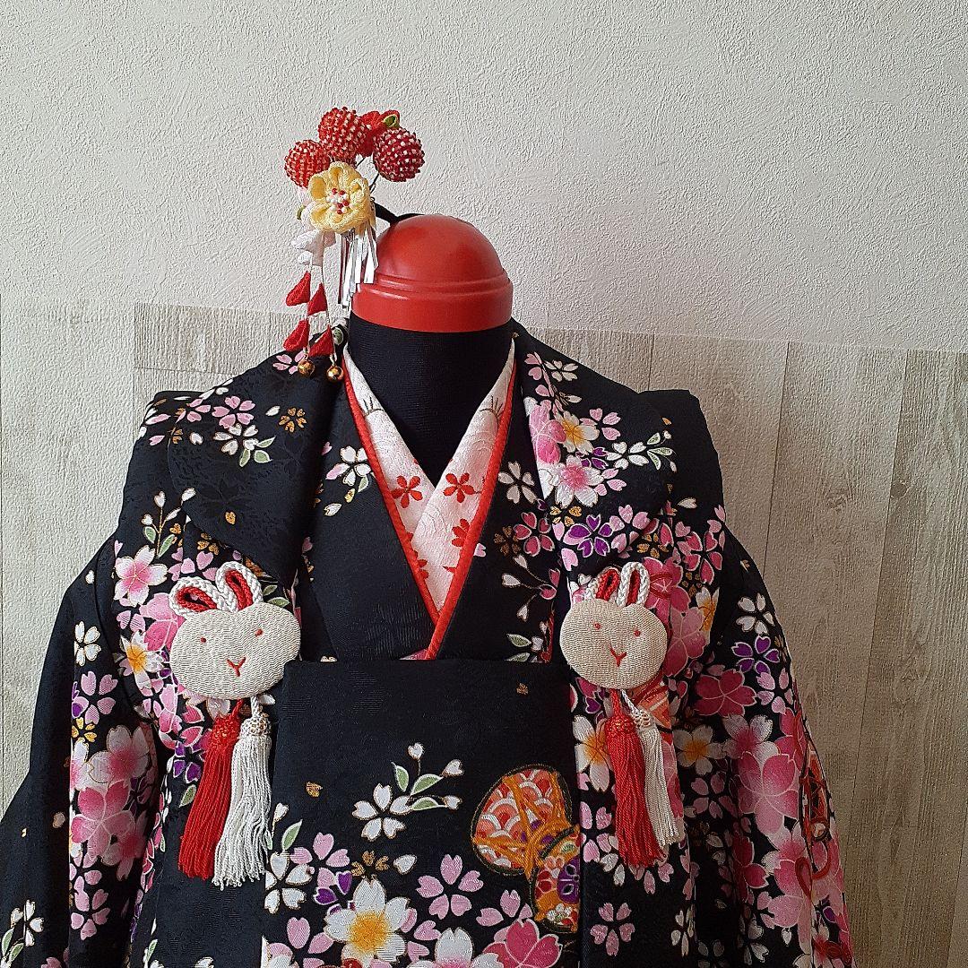 七五三 女の子 黒 3歳