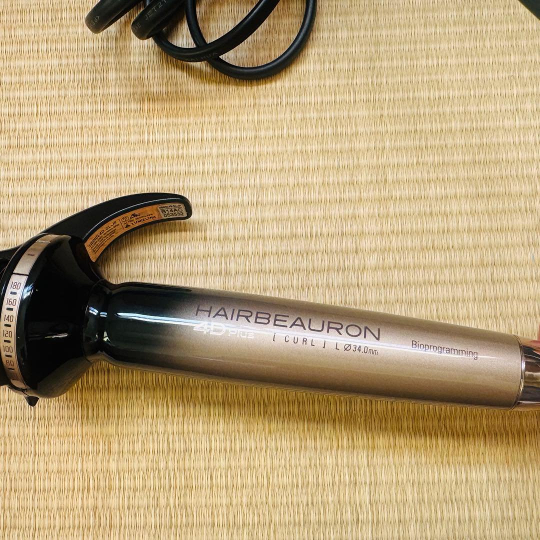 【美品】ヘアビューロン 4D Plus カールアイロン 34mm｜元箱　22年製