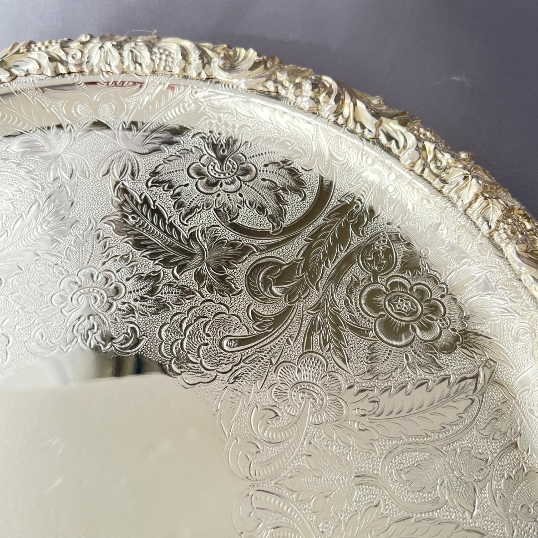 【Barker & Ellis】 ドリンクトレー / ギャラリートレー　25cm