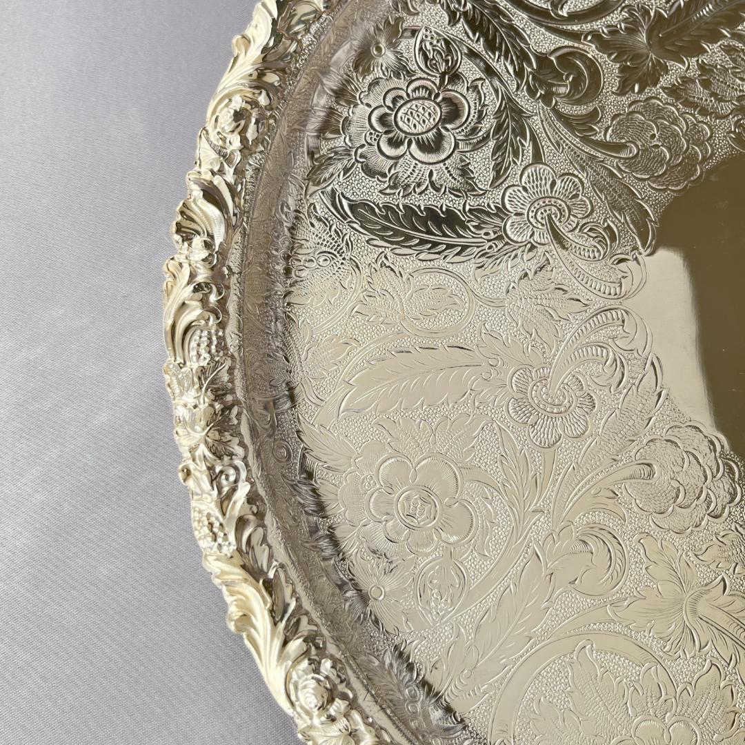 【Barker & Ellis】 ドリンクトレー / ギャラリートレー　25cm