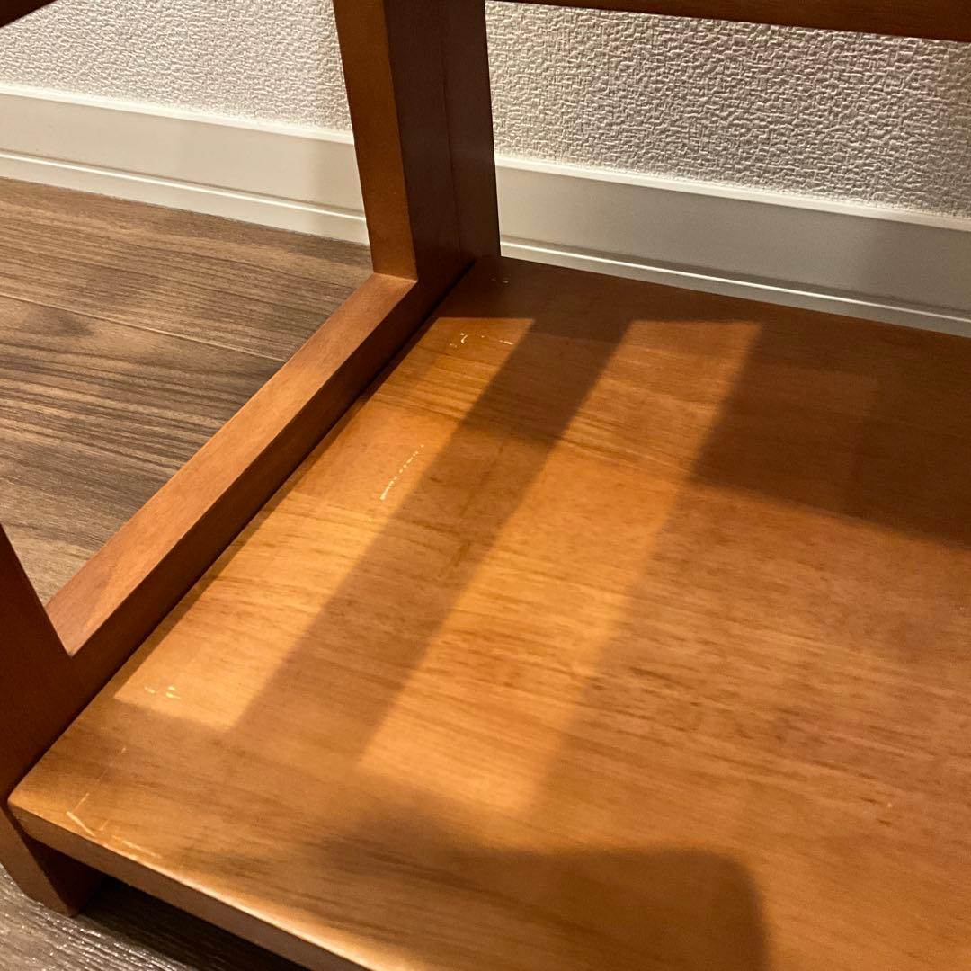 【本棚】折り畳み式　木製ラック　600×300×610（mm）