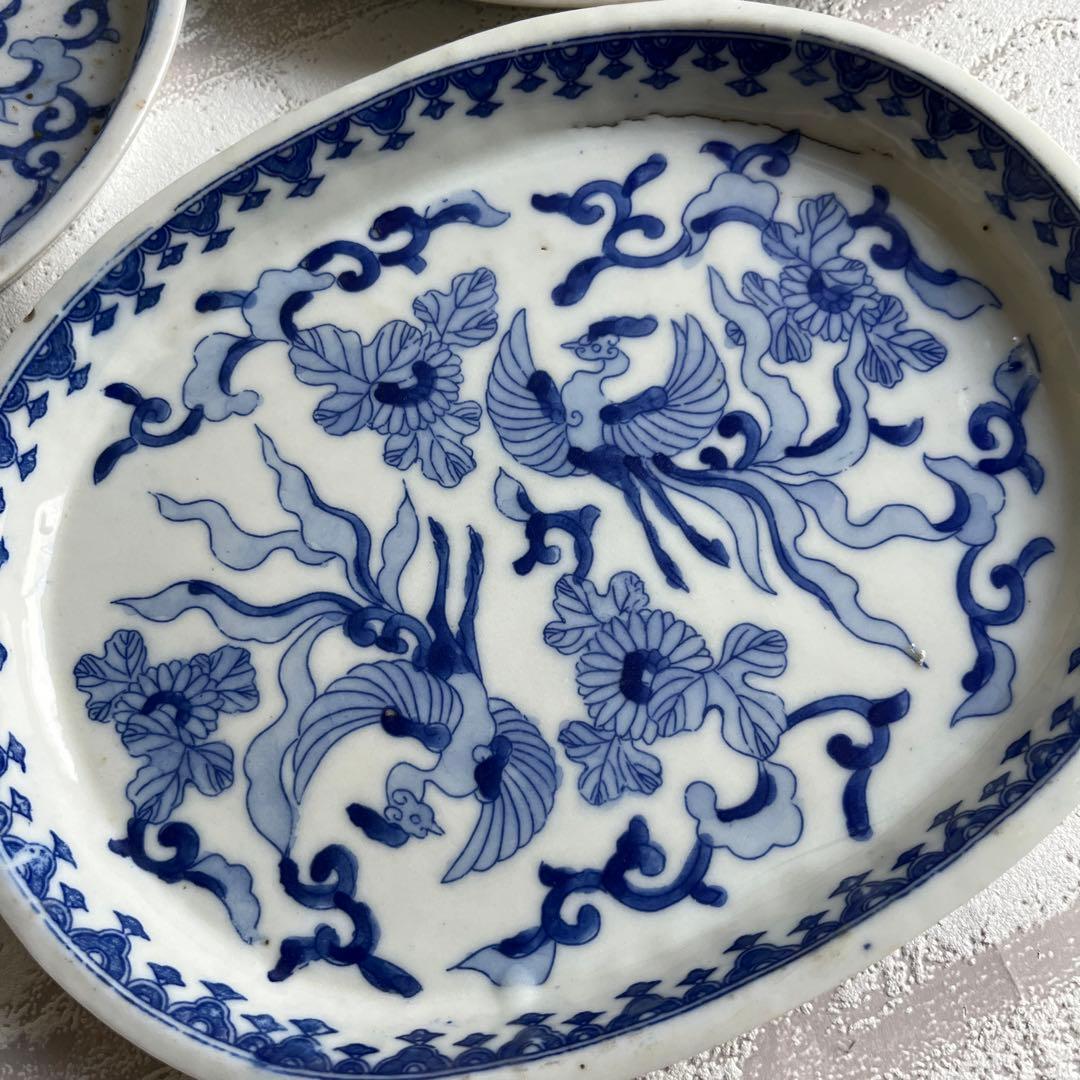 印判皿　骨董　3枚