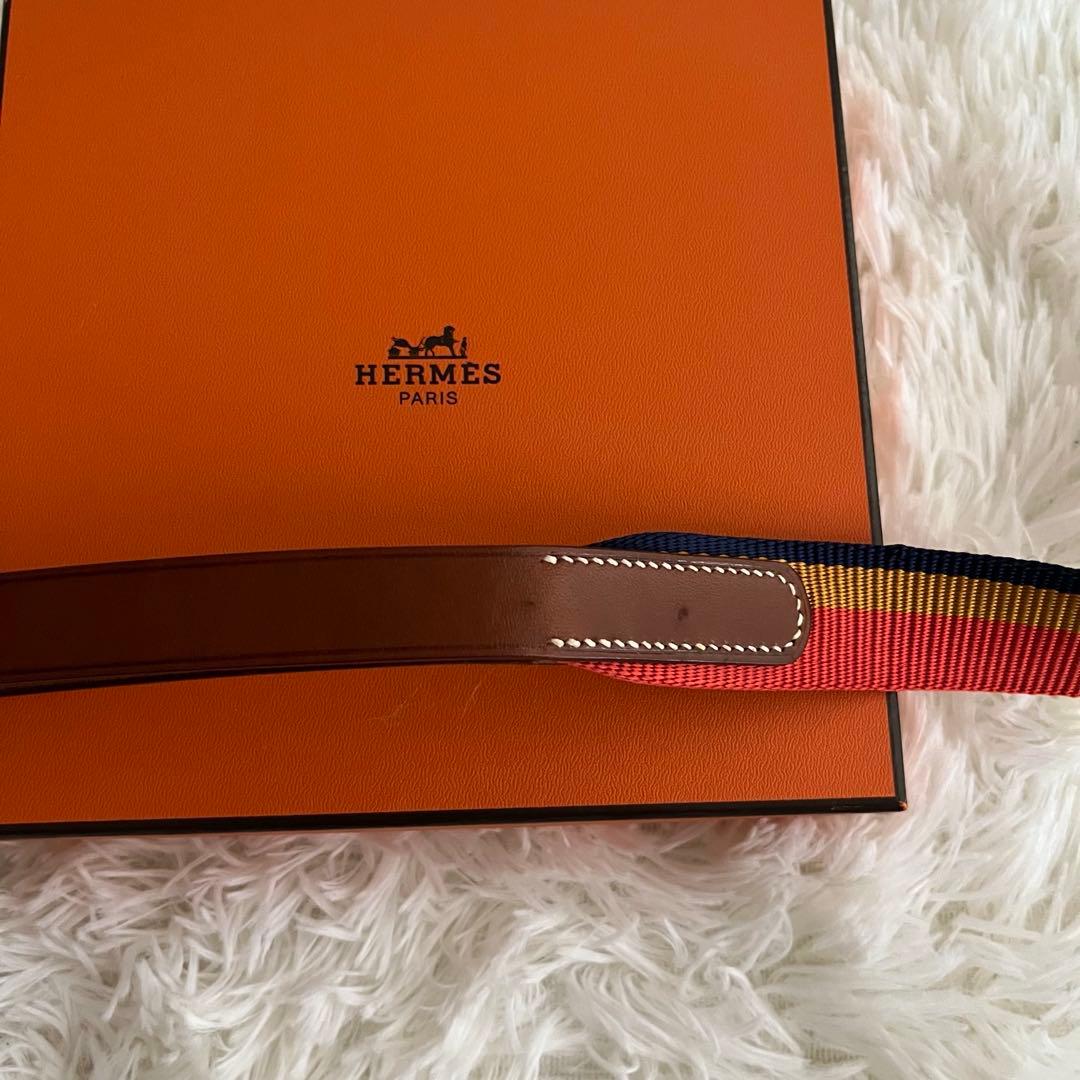 HERMES エルメス ロカバール キャンバス リード 犬用