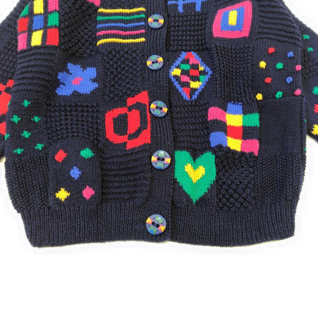 BONZ ハンドメイド ニット カーディガン ゆったり ニュージーランド産