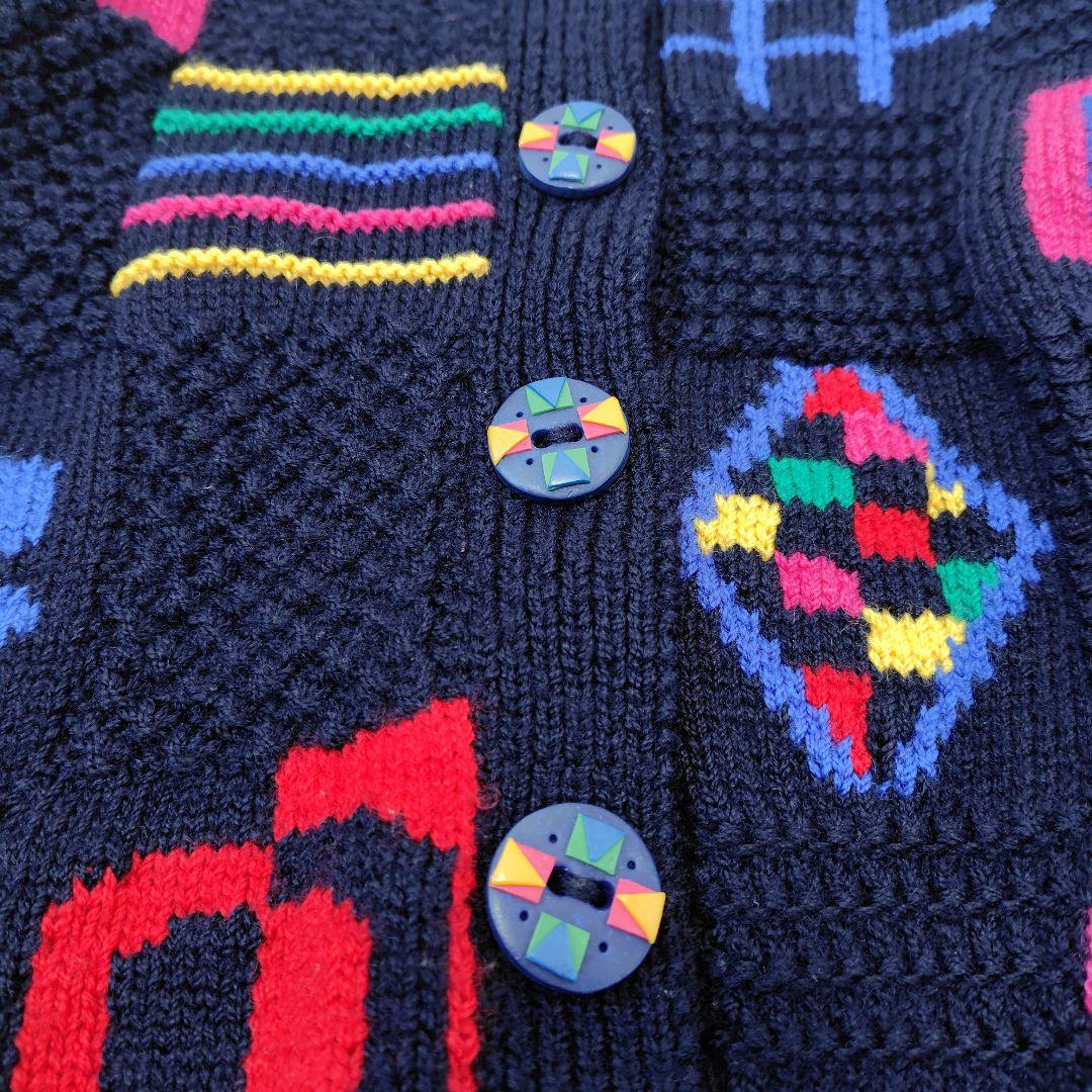 BONZ ハンドメイド ニット カーディガン ゆったり ニュージーランド産