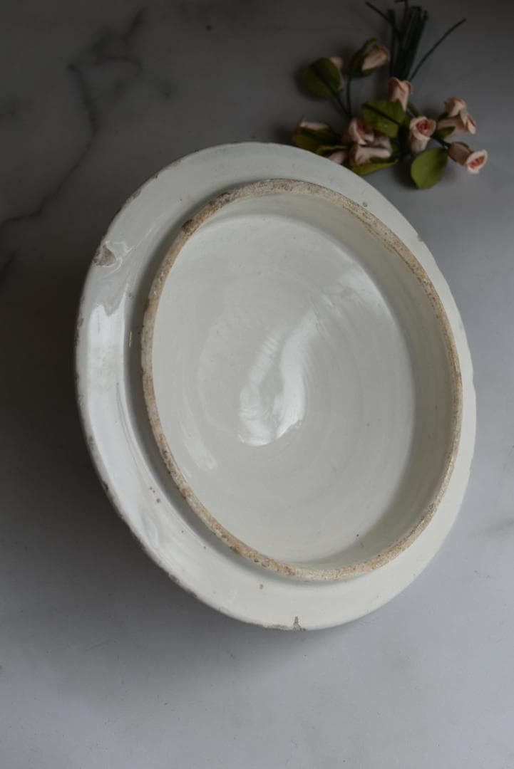 珍しい窯　フランス19世紀　美しいスーピエ（小）印有　フランスアンティーク