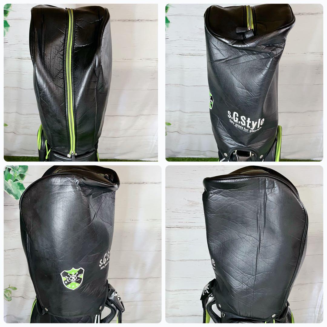 【入手困難】美品 S.G.style キャディバッグ ブラック グリーン レア