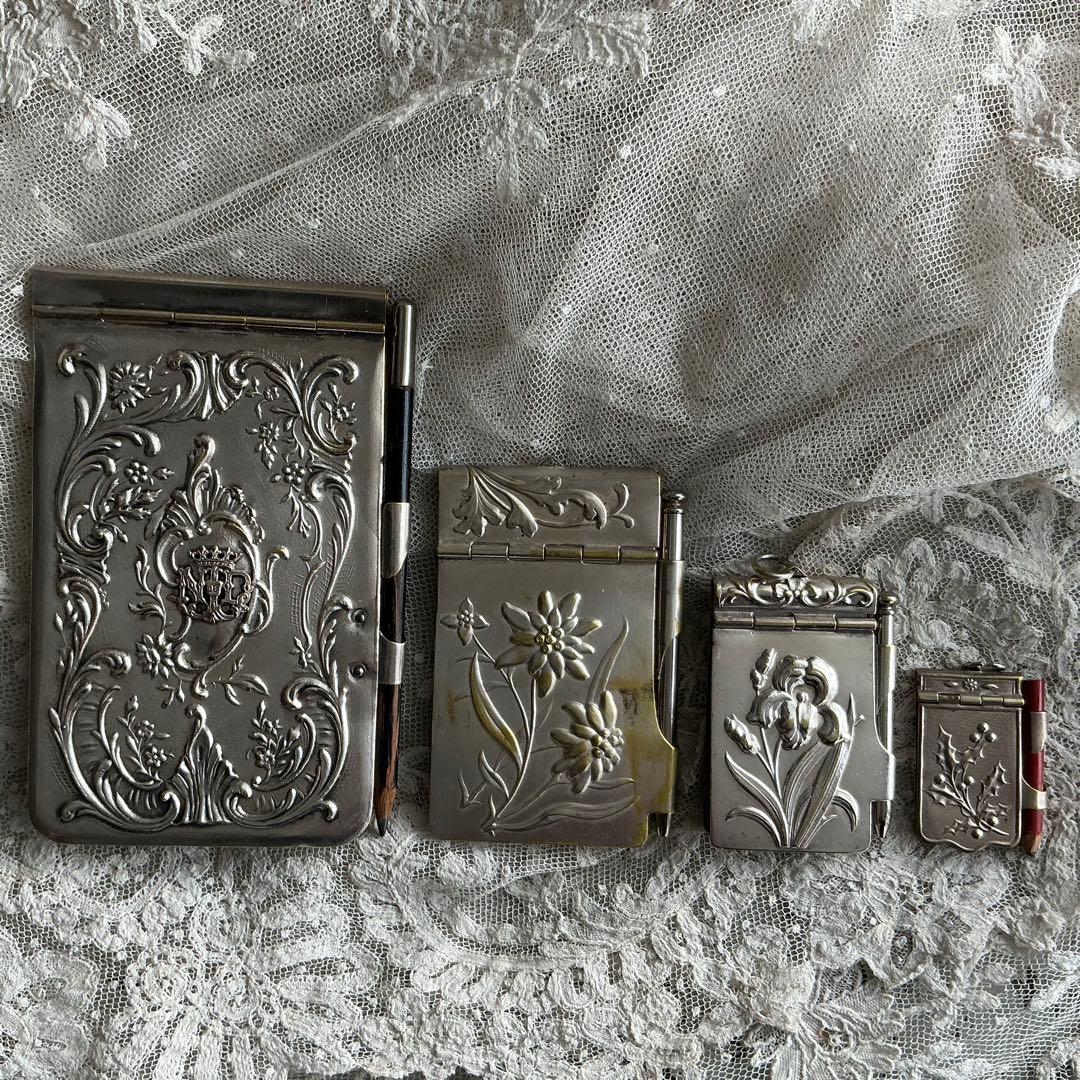 【C】フランスアンティーク　希少　アイリス　カルネドバル　シルバープレート