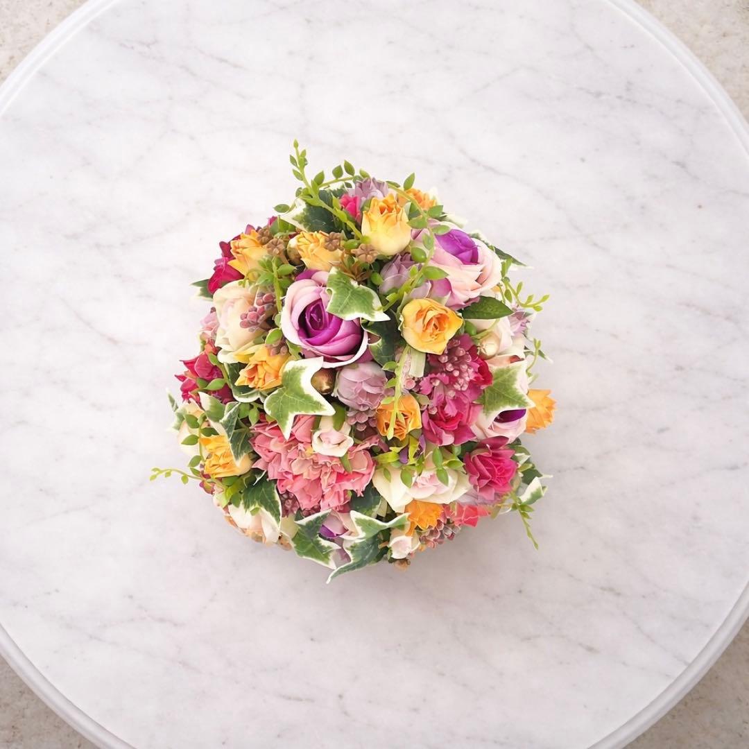 祝福の日に咲く森の花｜高級フラワーアレンジメント｜光触媒フラワー アートフラワー