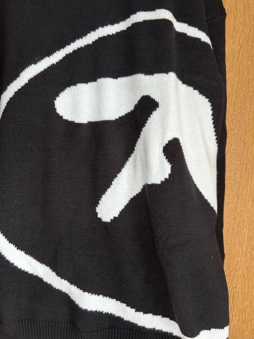 p*e様 エイフェックスツイン aphex twin ニット WARP 黒 XL