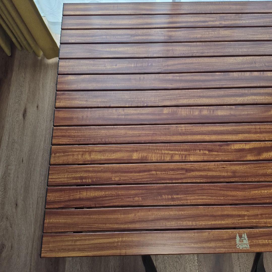 オガワ　3High&Low Table Long II 木目調　テーブル