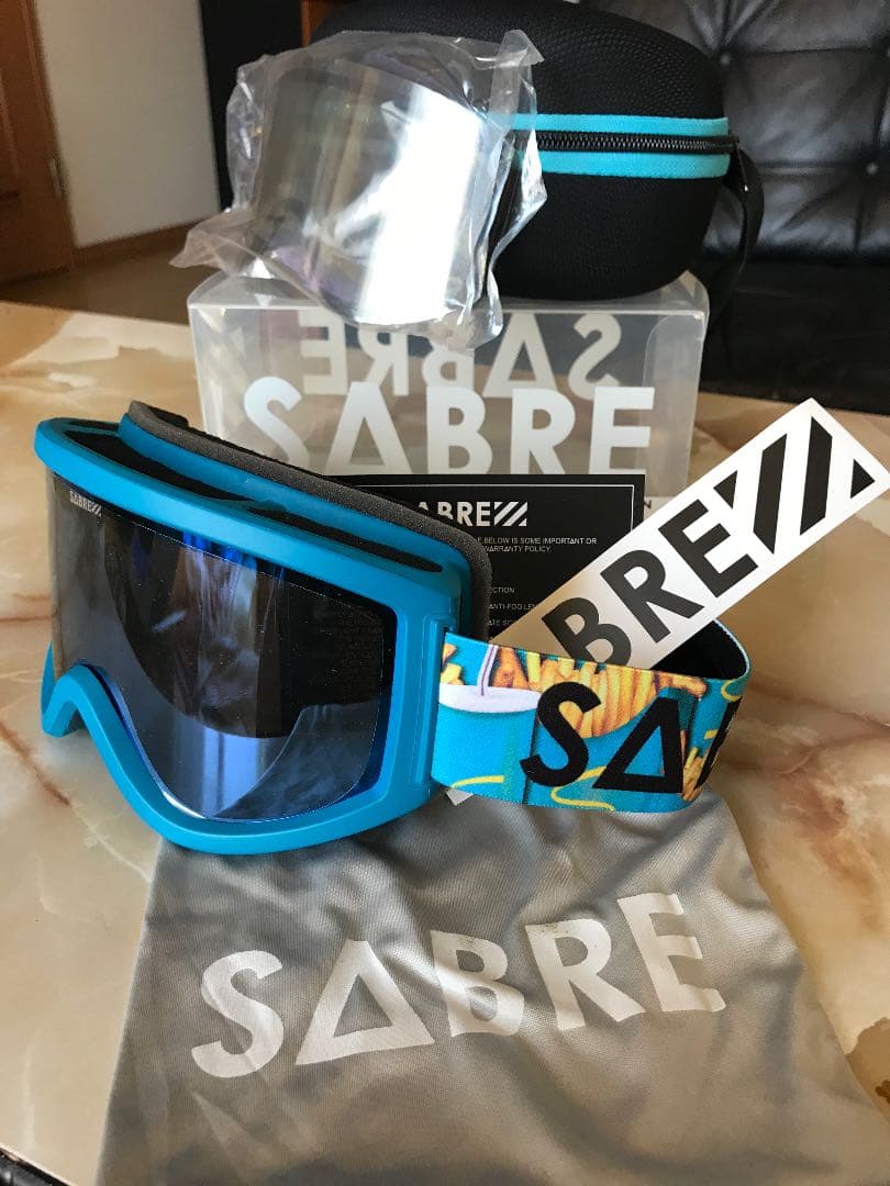 新品　セイバー　SABRE ゴーグル　スキー　スノーボード　bmx ヨコノリ