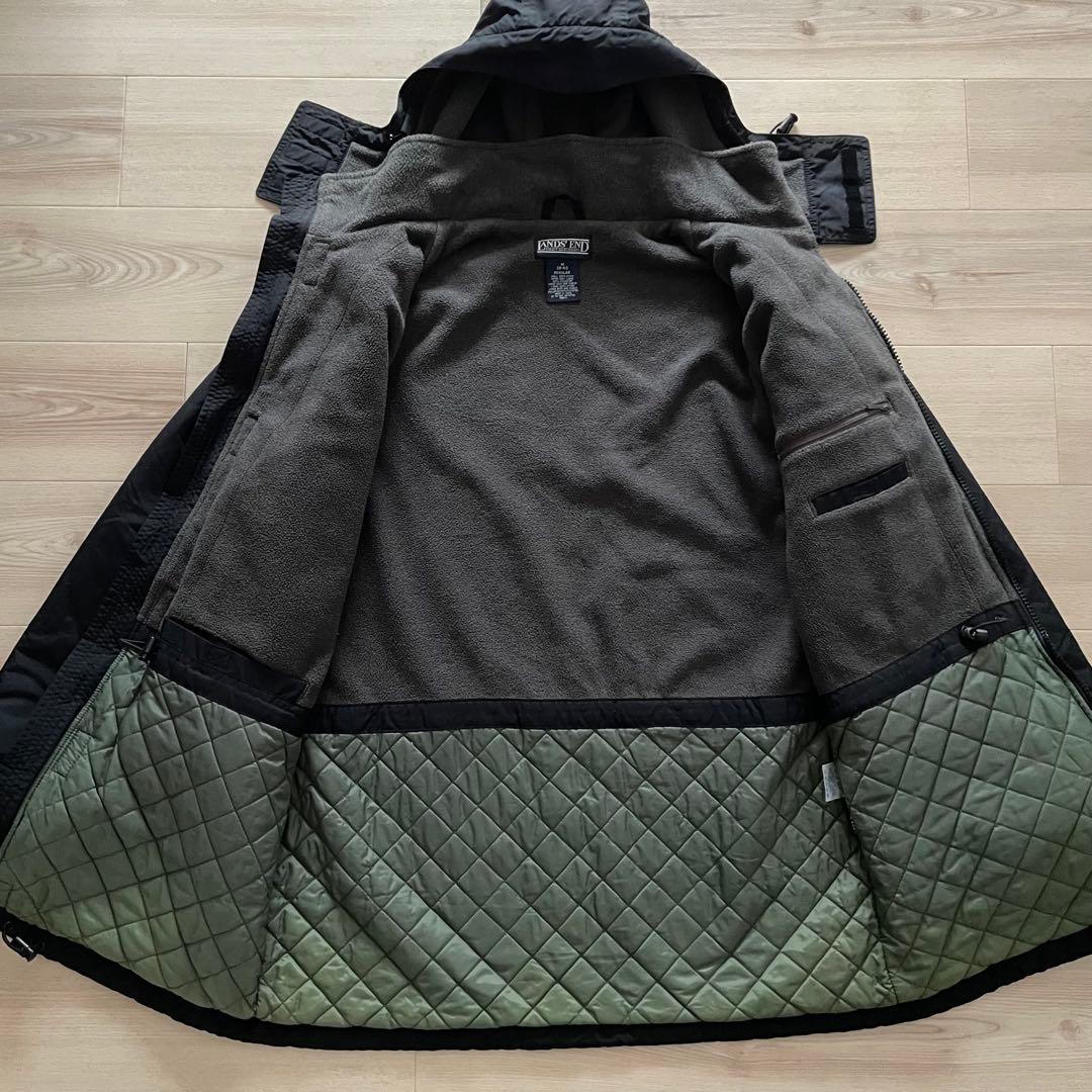 90s- LANDS' END ランズエンド ストームコート ポーラテック M
