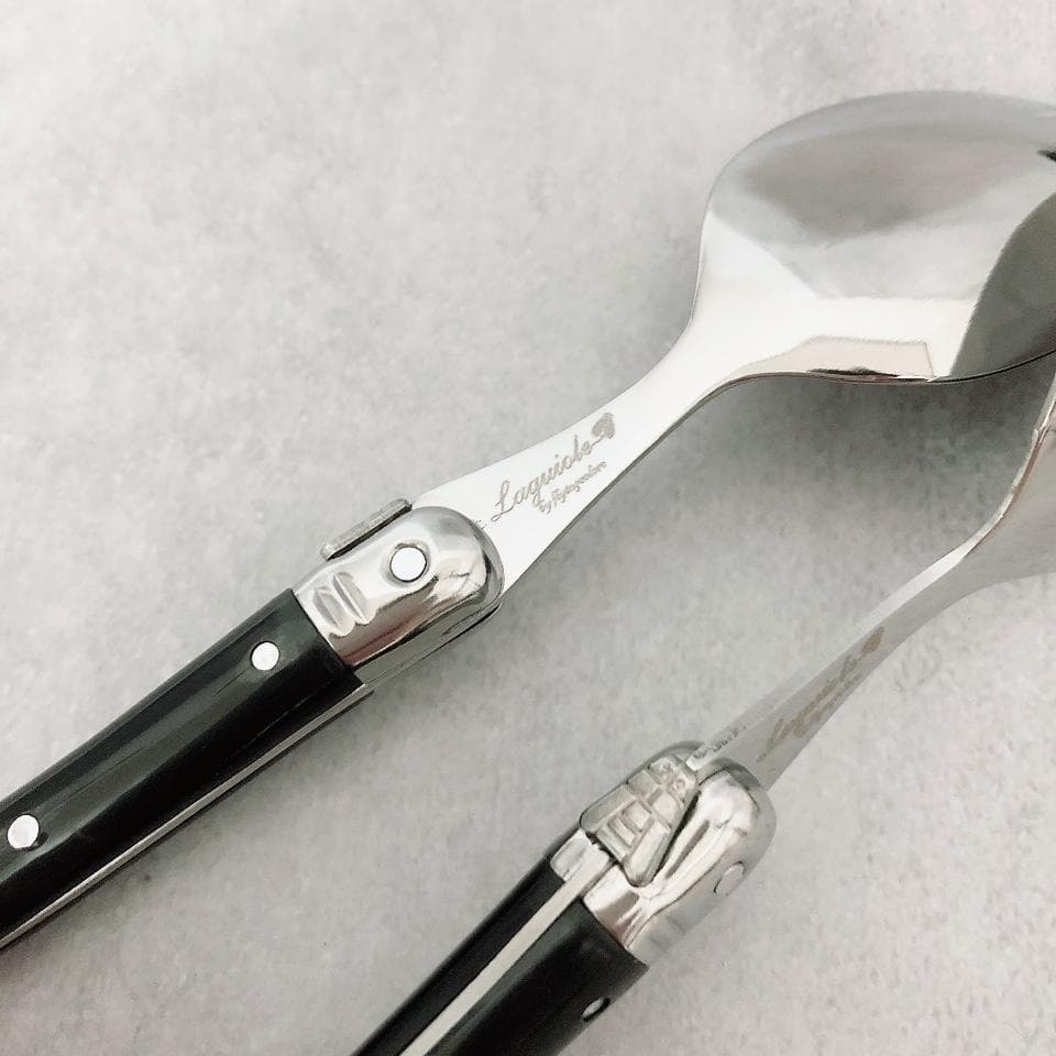 【数量限定】LAGUIOLE ラギオール カトラリー 34本セット ブラック 黒