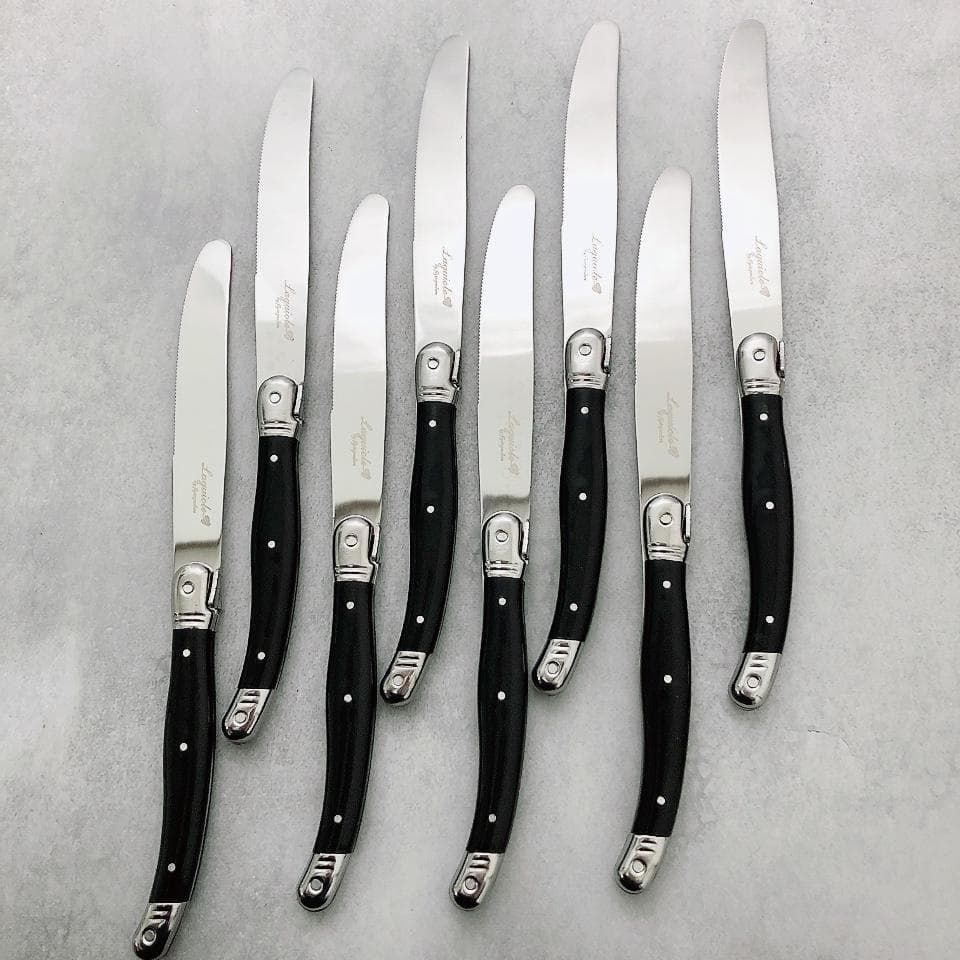 【数量限定】LAGUIOLE ラギオール カトラリー 34本セット ブラック 黒